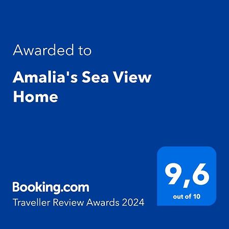 Amalia'S Sea View Home Rethymno Exteriör bild